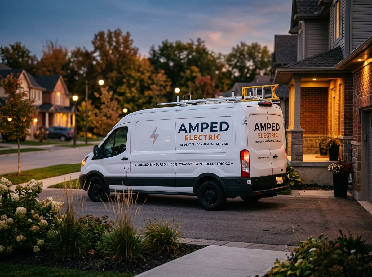 VoltFlow Electrical service van and tools